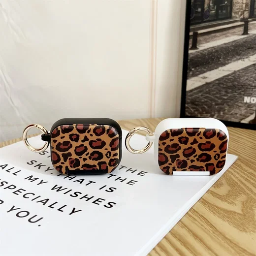 AirPods Pro 3 TPU Beschermhoes Silicone Case met Volledige Bescherming Luipaard afbeelding 2