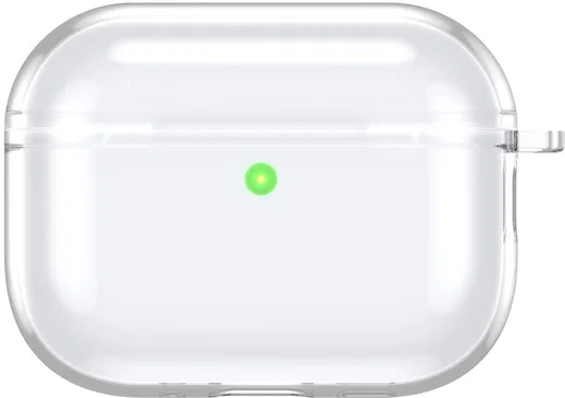 Apple AirPods Pro 3 Hoesje TPU met Ring Transparant afbeelding 2