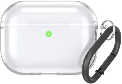 Apple AirPods Pro 3 Hoesje TPU met Ring Transparant afbeelding 1