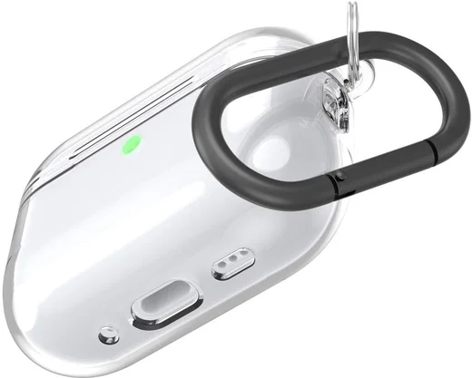 Apple AirPods Pro 3 Hoesje TPU met Ring Transparant afbeelding 3