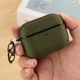 AirPods Pro 3 Hoesje Nylon Waterproef met Aanhanggesp Zwart afbeelding 5