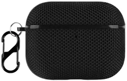 AirPods Pro 3 Hoesje Nylon Waterproef met Aanhanggesp Zwart afbeelding