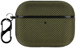 AirPods Pro 3 Hoesje Nylon Waterproef met Aanhanggesp Groen afbeelding