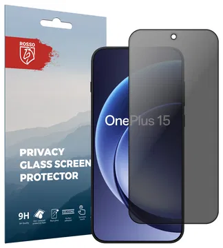 Rosso OnePlus 15 9H Tempered Glass Screen Protector Privacy