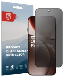 Rosso Oppo Find X9 Pro 9H Tempered Glass Screen Protector Privacy afbeelding