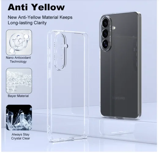 Samsung Galaxy S26 Plus Hoesje Dun TPU Back Cover Transparant afbeelding 6