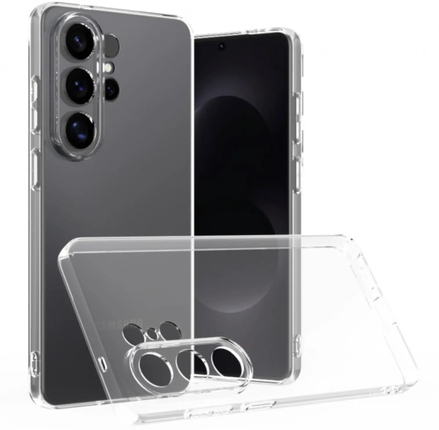 Samsung Galaxy S26 Ultra Hoesje Dun TPU Back Cover Transparant afbeelding 5