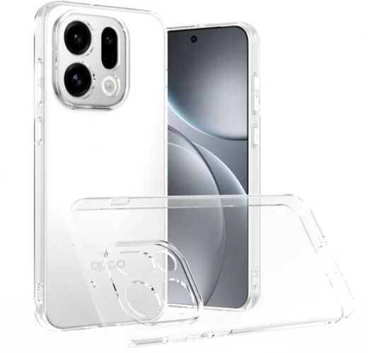 Oppo Find X9 Hoesje Dun TPU Back Cover Transparant afbeelding 6