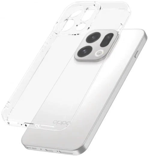 Oppo Find X9 Hoesje Dun TPU Back Cover Transparant afbeelding 2