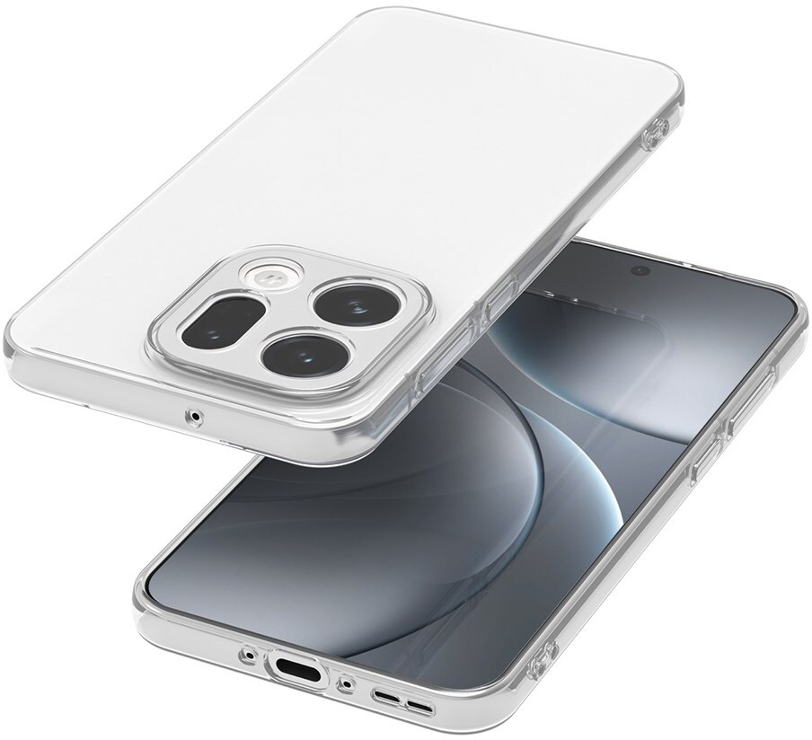 Oppo Find X9 Pro Hoesje Dun TPU Back Cover Transparant afbeelding 4
