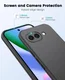 Google Pixel 10a Hoesje Dun TPU Back Cover Matte Zwart afbeelding 3