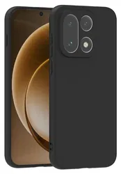 OnePlus 15 Hoesje Dun TPU Back Cover Matte Zwart afbeelding