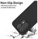 OnePlus 15 Hoesje Dun TPU Back Cover Matte Zwart afbeelding 3