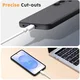 Samsung Galaxy S26 Hoesje Dun TPU Back Cover Matte Zwart afbeelding 5