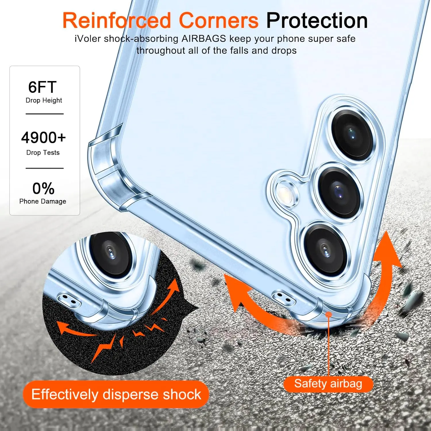 Samsung Galaxy S26 Hoesje Schokbestendig en Dun TPU Back Cover Transparant afbeelding 2