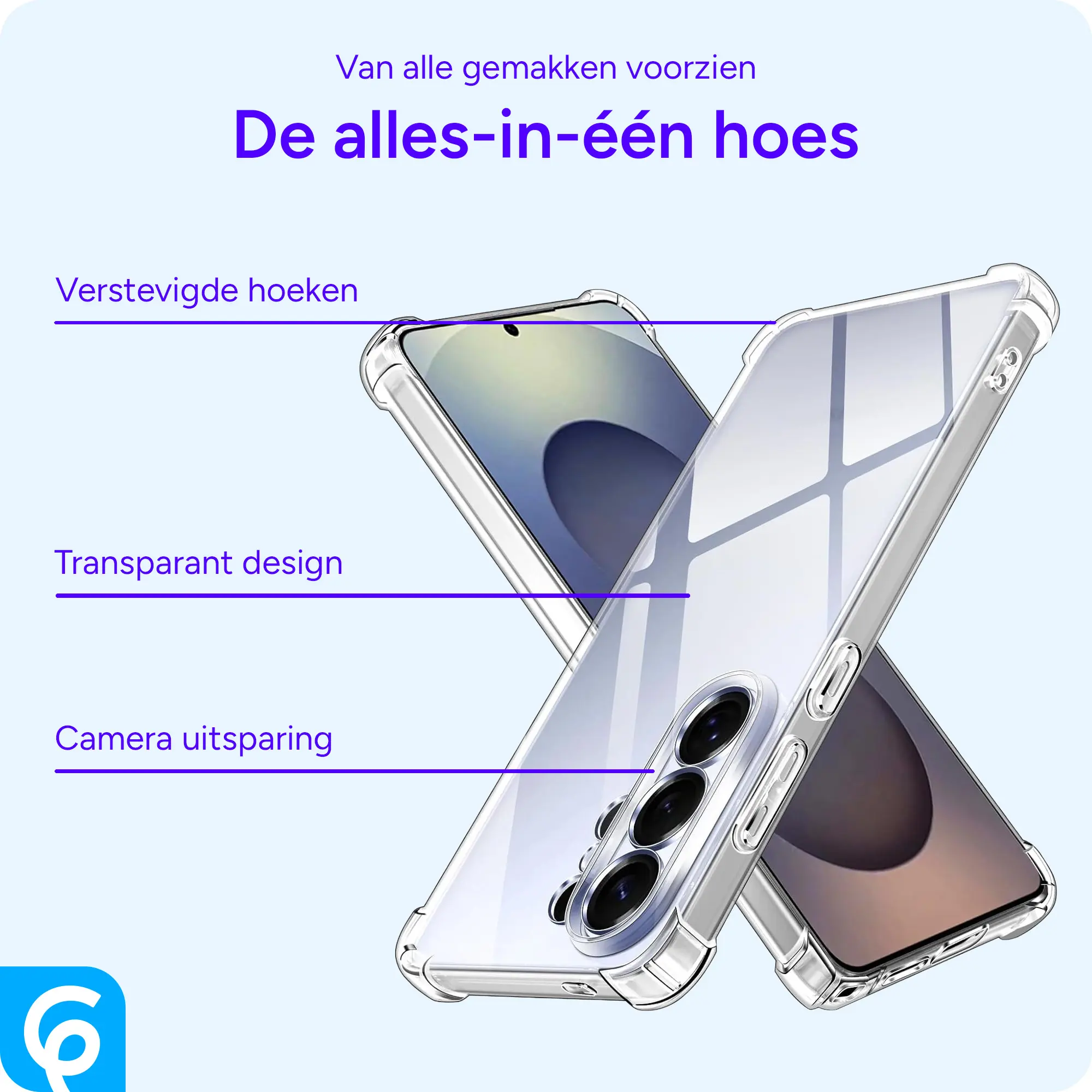 Samsung Galaxy S26 Ultra Hoesje Schokbestendig en Dun TPU Back Cover Transparant afbeelding 4