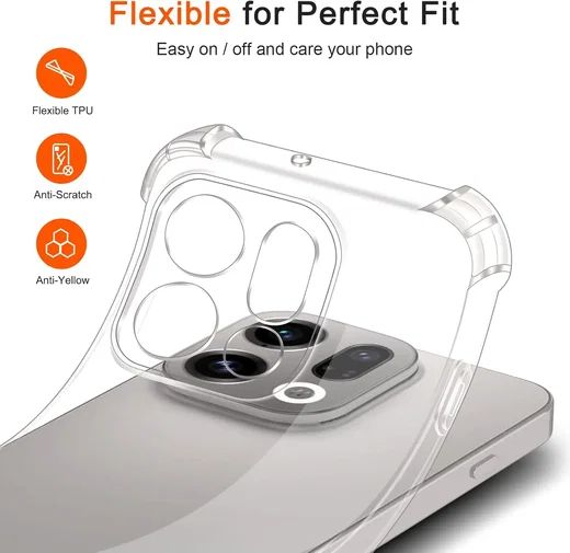Oppo Find X9 Hoesje Schokbestendig en Dun TPU Back Cover Transparant afbeelding 6