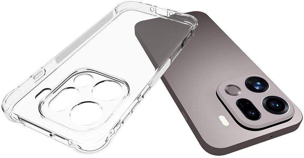 Oppo Find X9 Pro Hoesje Schokbestendig en Dun TPU Back Cover Transparant afbeelding 2