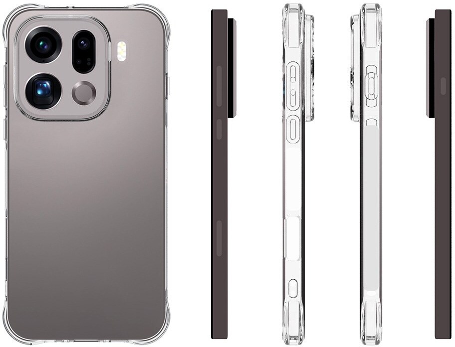 Oppo Find X9 Pro Hoesje Schokbestendig en Dun TPU Back Cover Transparant afbeelding 6
