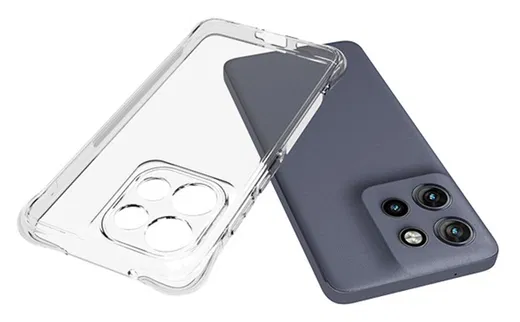 Motorola Edge 60 Neo Hoesje Schokbestendig en Dun TPU Back Cover Transparant afbeelding 2