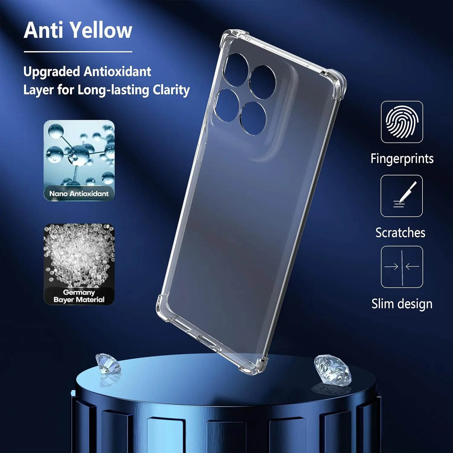 Motorola Edge 60 Neo Hoesje Schokbestendig en Dun TPU Back Cover Transparant afbeelding 8
