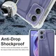 Motorola Moto G06 Power Hoesje Schokbestendig en Dun TPU Back Cover Transparant afbeelding 2