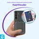 Samsung Galaxy S26 Hoesje Dun TPU met Pasjeshouder Back Cover Transparant afbeelding 5