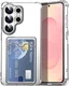 Samsung Galaxy S26 Ultra Hoesje Dun TPU met Pasjeshouder Back Cover Transparant afbeelding 2