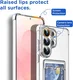 Samsung Galaxy S26 Ultra Hoesje Dun TPU met Pasjeshouder Back Cover Transparant afbeelding 9