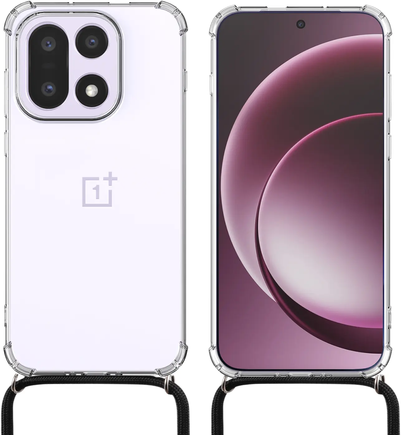 OnePlus 15 Hoesje met Koord Schokbestendig TPU Transparant afbeelding 7