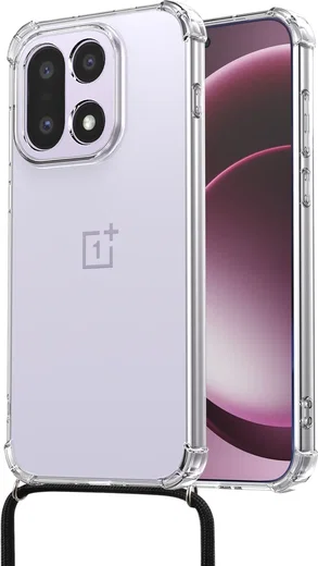 OnePlus 15 Hoesje met Koord Schokbestendig TPU Transparant afbeelding 2