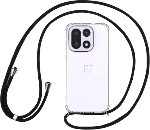 OnePlus 15 Hoesje met Koord Schokbestendig TPU Transparant afbeelding 5