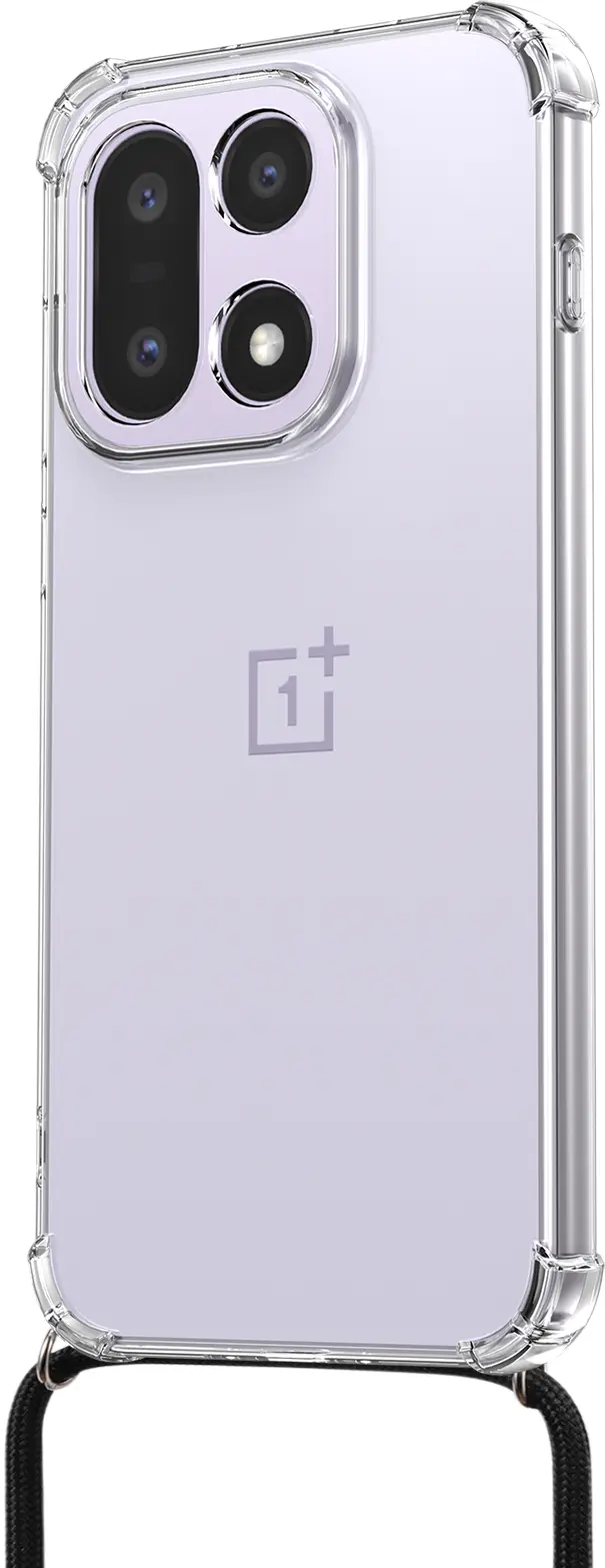 OnePlus 15 Hoesje met Koord Schokbestendig TPU Transparant afbeelding 3