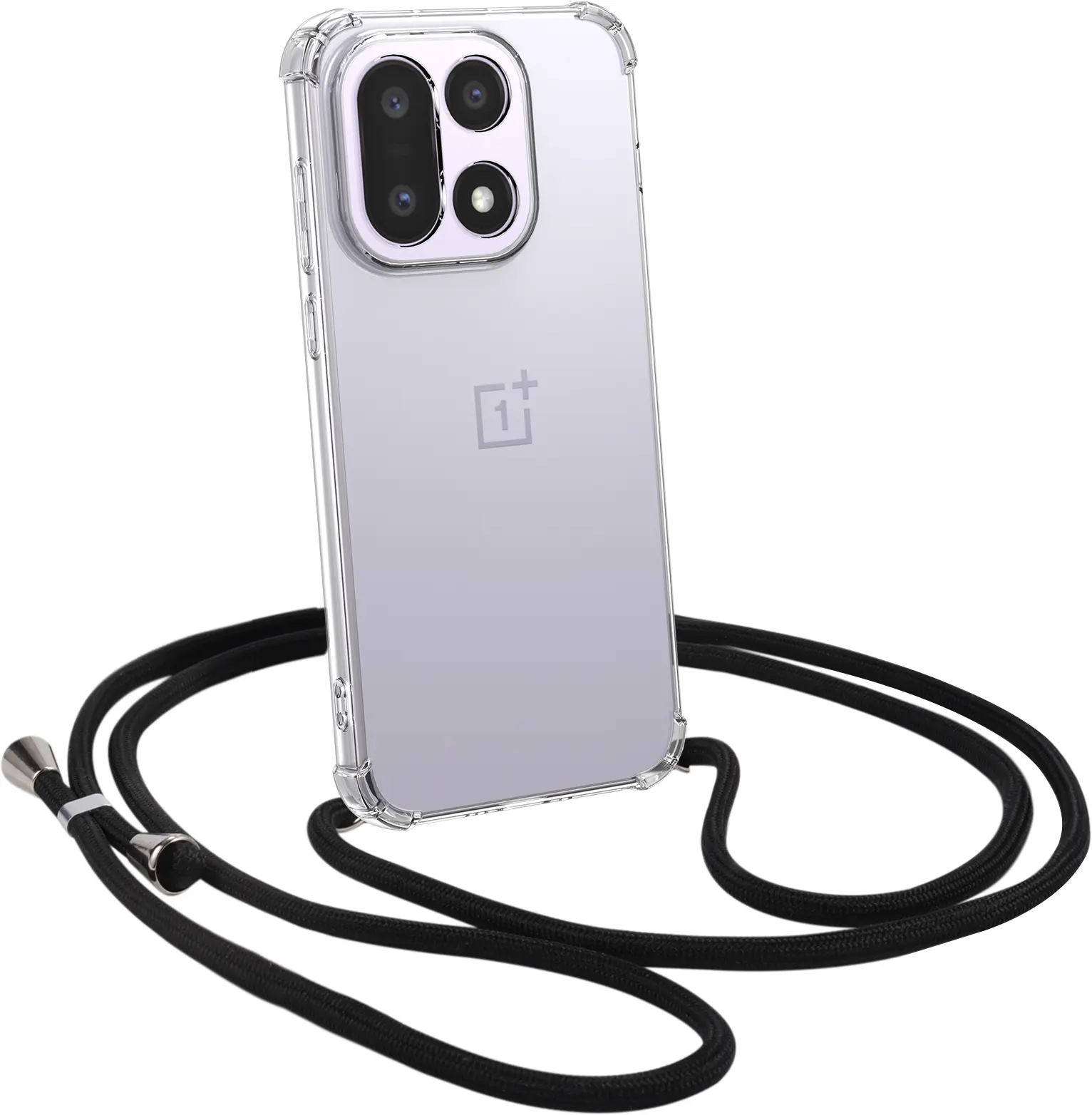OnePlus 15 Hoesje met Koord Schokbestendig TPU Transparant afbeelding 1