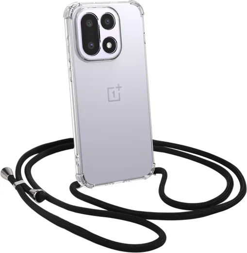 OnePlus 15 Hoesje met Koord Schokbestendig TPU Transparant afbeelding 1