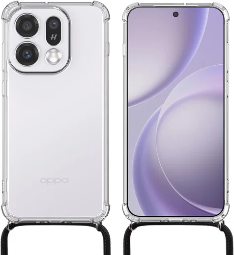 Oppo Find X9 Hoesje met Koord Schokbestendig TPU Transparant afbeelding 7