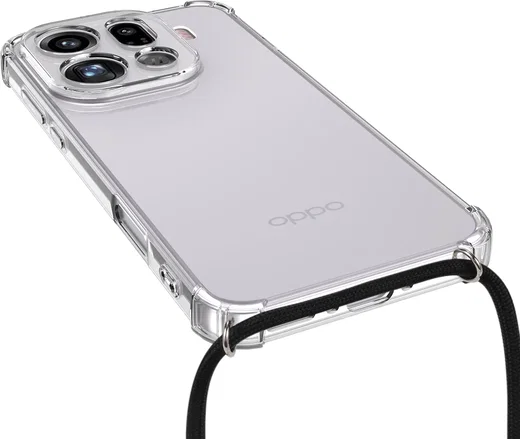 Oppo Find X9 Pro Hoesje met Koord Schokbestendig TPU Transparant afbeelding 7
