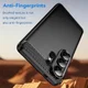 Samsung Galaxy S26 Ultra Hoesje Geborsteld TPU Flexibele Back Cover Zwart afbeelding 2
