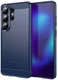 Samsung Galaxy S26 Ultra Hoesje Geborsteld TPU Flexibele Back Cover Blauw