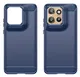 Motorola Edge 60 Neo Hoesje Geborsteld TPU Flexibele Back Cover Blauw afbeelding 2