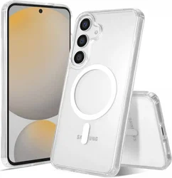 Samsung Galaxy S26 Plus Hoesje Hard Back Cover met MagSafe Transparant afbeelding