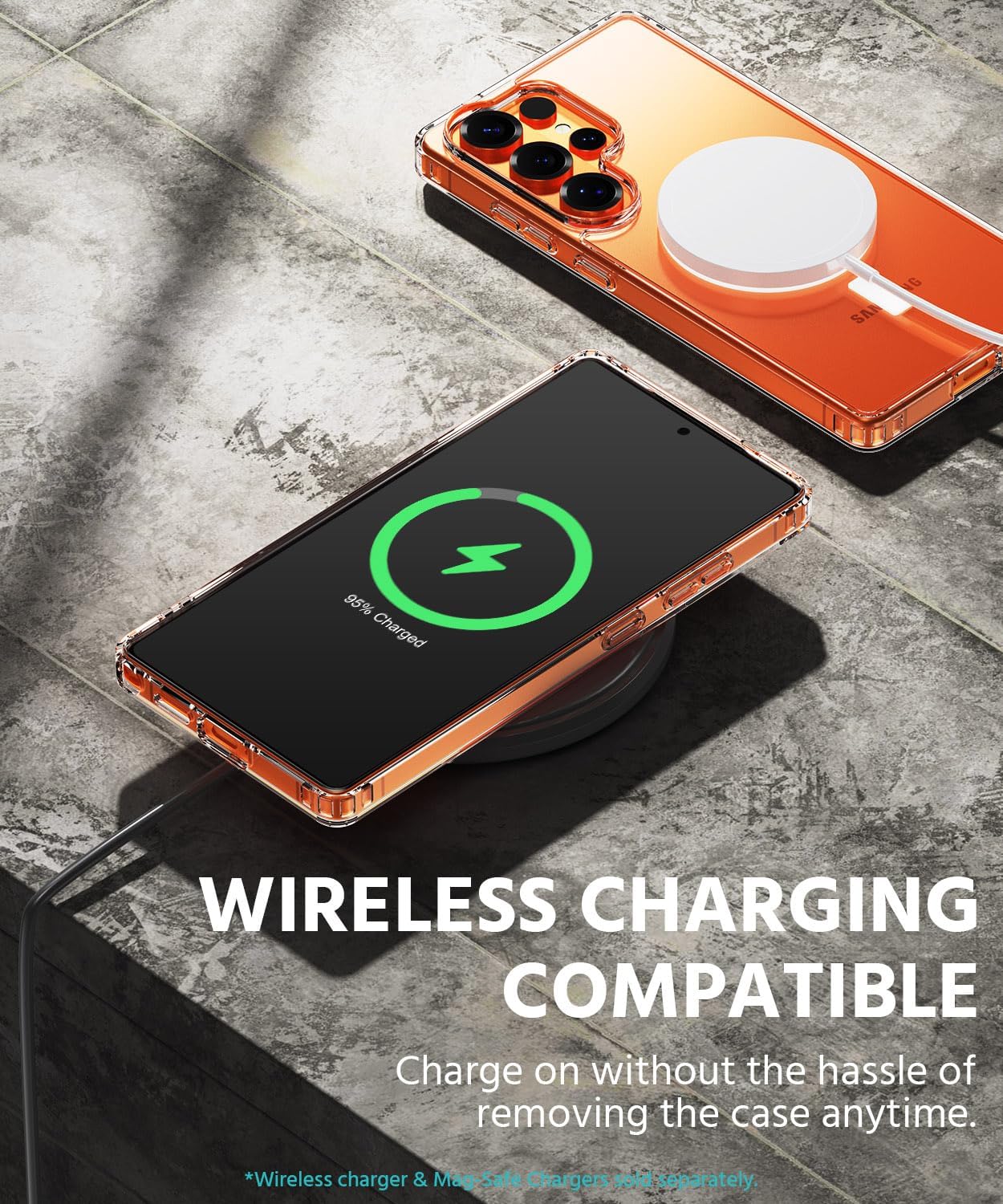 Samsung Galaxy S26 Ultra Hoesje Hard Back Cover met MagSafe Transparant afbeelding 4