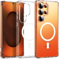 Samsung Galaxy S26 Ultra Hoesje Hard Back Cover met MagSafe Transparant afbeelding