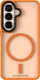 Samsung Galaxy S26 Hoesje met MagSafe Back Cover Matte Oranje afbeelding 11