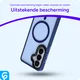 Samsung Galaxy S26 Hoesje met MagSafe Back Cover Matte Blauw afbeelding 4