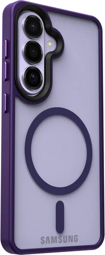 Samsung Galaxy S26 Hoesje met MagSafe Back Cover Matte Paars afbeelding 15