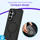 Samsung Galaxy S26 Hoesje met MagSafe Back Cover Matte Zwart afbeelding 5