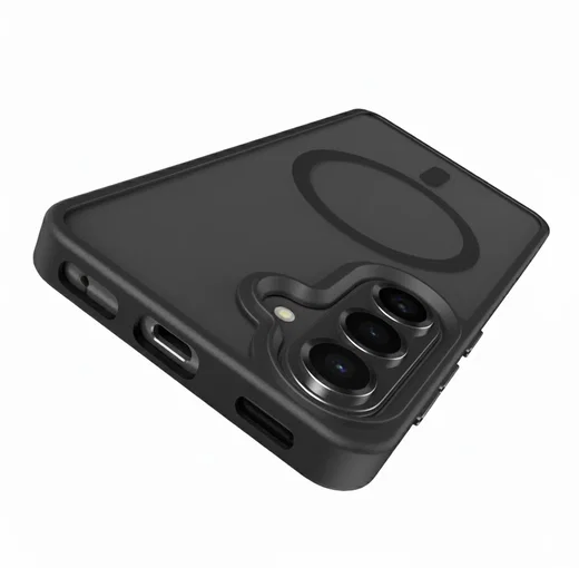 Samsung Galaxy S26 Hoesje met MagSafe Back Cover Matte Zwart afbeelding 14
