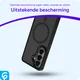 Samsung Galaxy S26 Hoesje met MagSafe Back Cover Matte Zwart afbeelding 4
