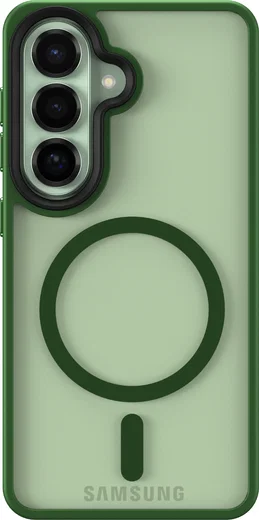 Samsung Galaxy S26 Hoesje met MagSafe Back Cover Matte Groen afbeelding 10